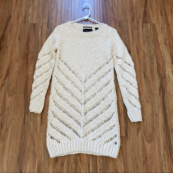 Maison scotch knit long sweater - Picture 3 of 6